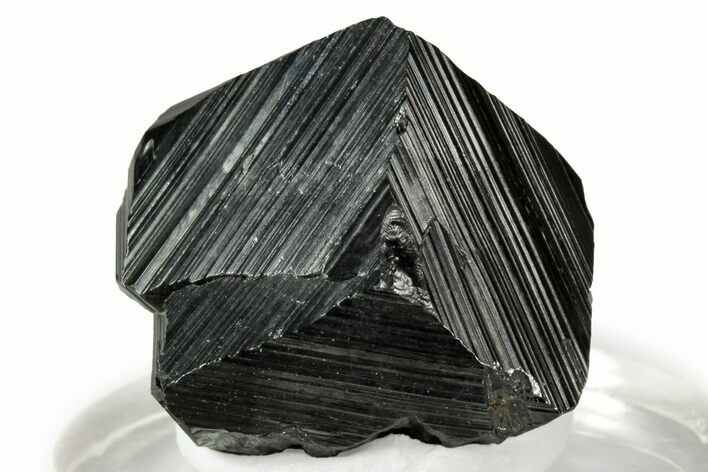Striated Octahedral Magnetite Crystal - Utah #333961